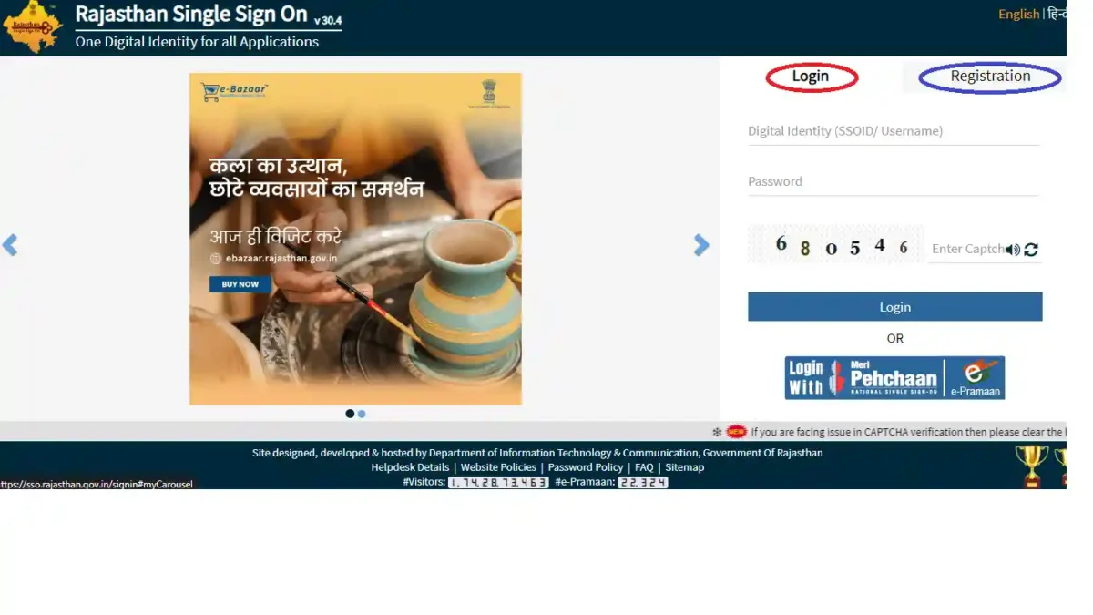 SSO ID Kaise Dekhe, Rajasthan SSO ID @ sso.rajasthan.gov.in Register & Login | जन सूचना पोर्टल