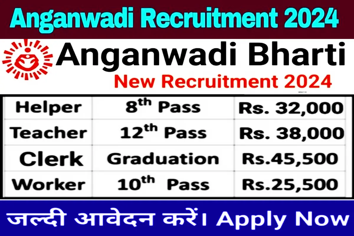 Anganwadi Supervisor Recruitment 2024 Apply Online