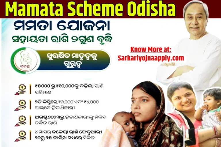 Mamata Scheme Odisha Online Registration, Eligibility Criteria, Benefits