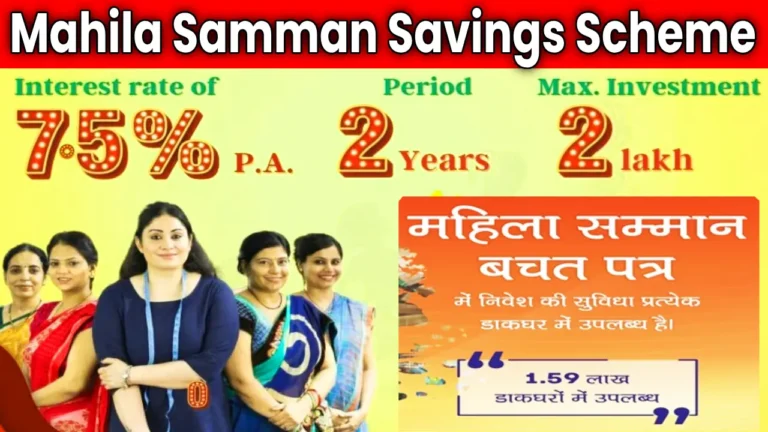 Post Office Mahila Samman Savings Scheme 2024 Online Apply, Mahila Bachat Patra Savings Yojana Calculator